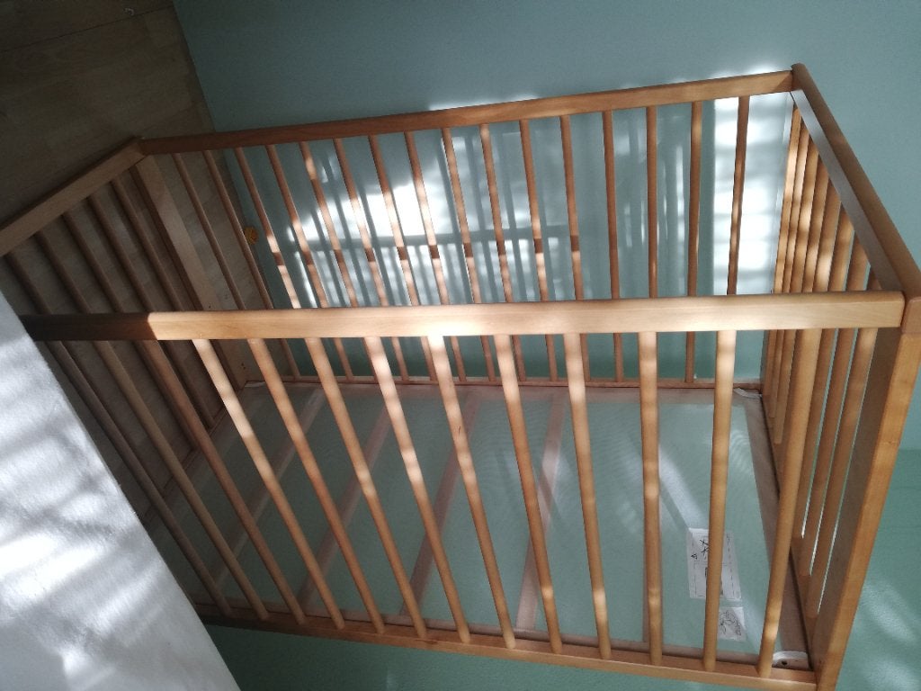 Kinderbedje ikea, Gebruikt, 140 tot 160 cm, Minder dan 70 cm, Ophalen