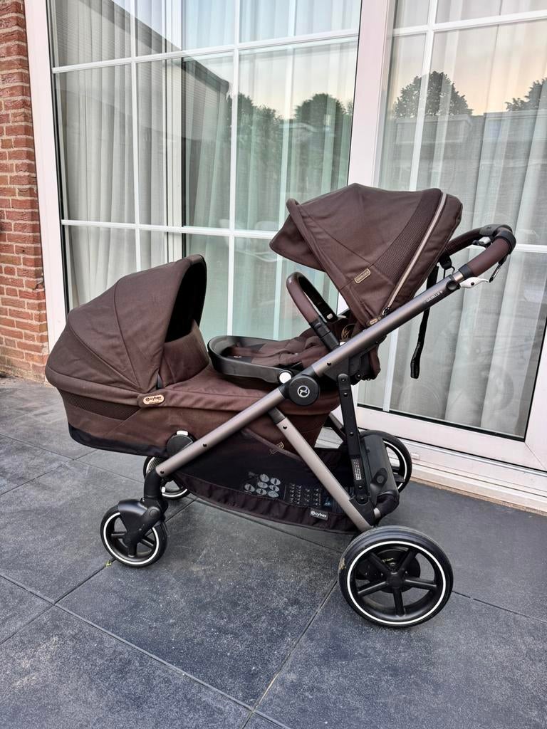 Cybex e-Gazelle S ELKTRISCHE kinderwagen, Duowagen, Zo goed als nieuw, Combiwagen, Ophalen
