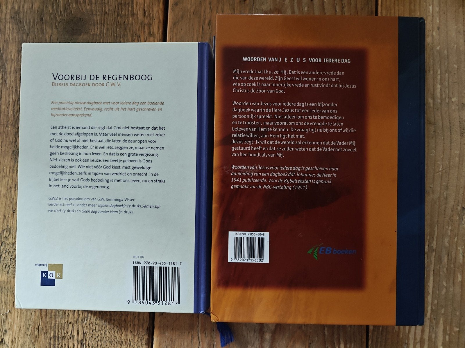 2 Bijbelse Dagboeken van G.W.V., Boeken, Ophalen of Verzenden, Zo goed als nieuw