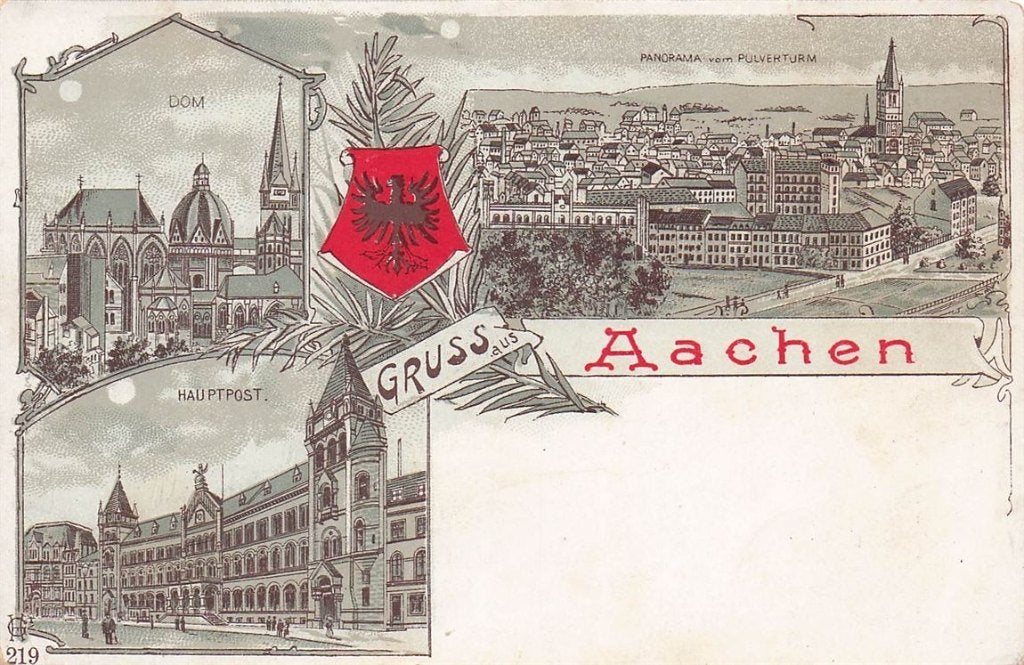 702-164-007 Aachen, Verzenden, Voor 1920, Duitsland