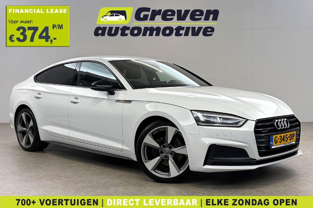 Audi A5 3.0 TDI Quattro S-Line | Sfeer | Virtual | Clima | C, Euro 6, Automatische klimaatregeling, Wit, 218 pk