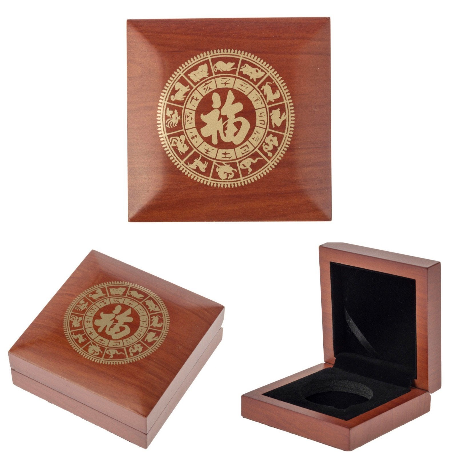 Lunar muntenbox voor 1 oz zilveren munt, Ophalen of Verzenden, Zilver