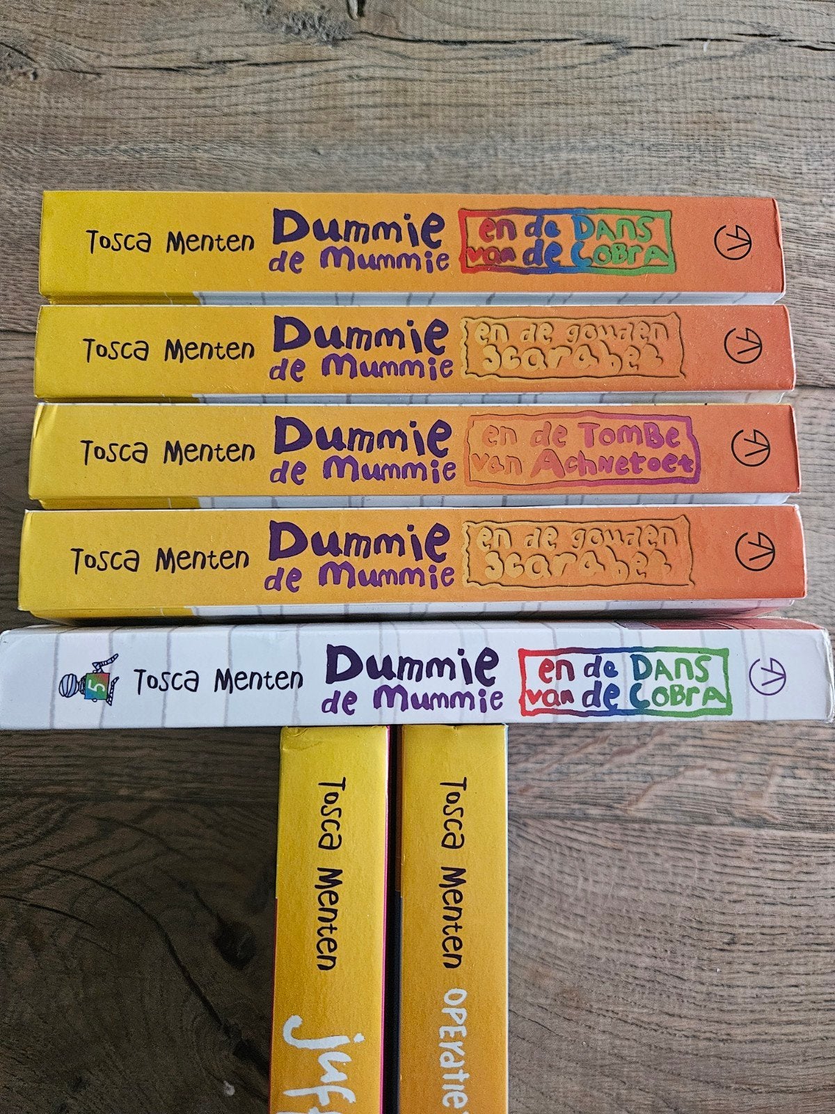 Dummie de Mummie boeken - Tosca Menten (7 stuks), Ophalen of Verzenden, Gelezen, Tosca Menten, Fictie