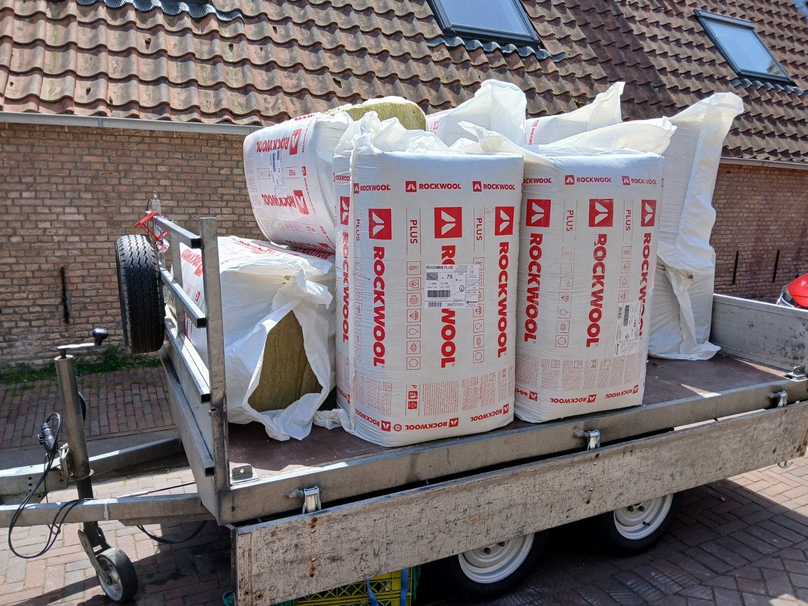 5 pakken rockwool steenwol 160mm, Ophalen, 12 cm of meer, Nieuw, Steenwol