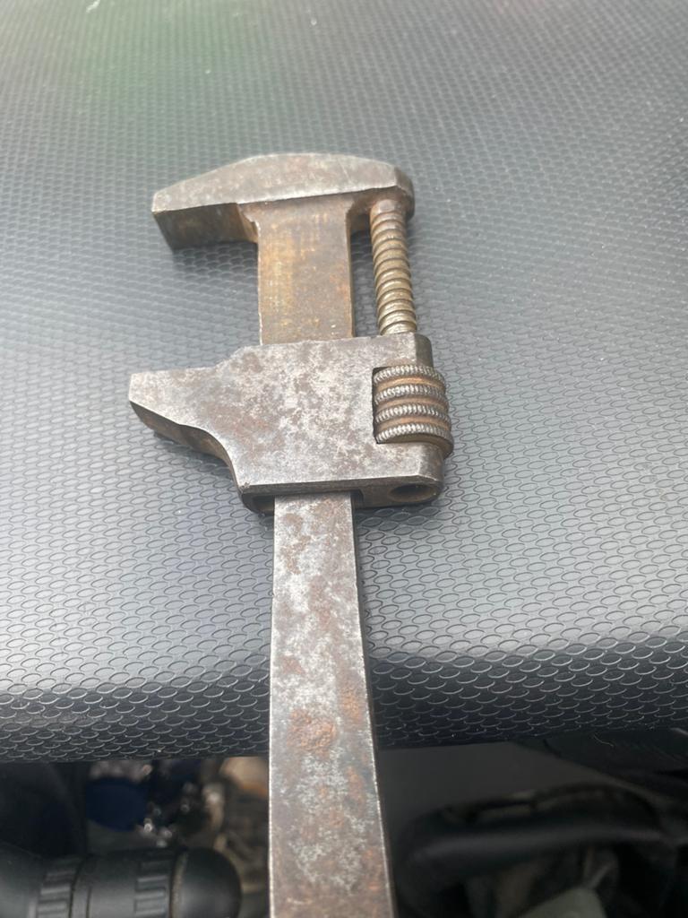 Antiek gereedschap fietsenmaker moer sleutel, Ophalen of Verzenden