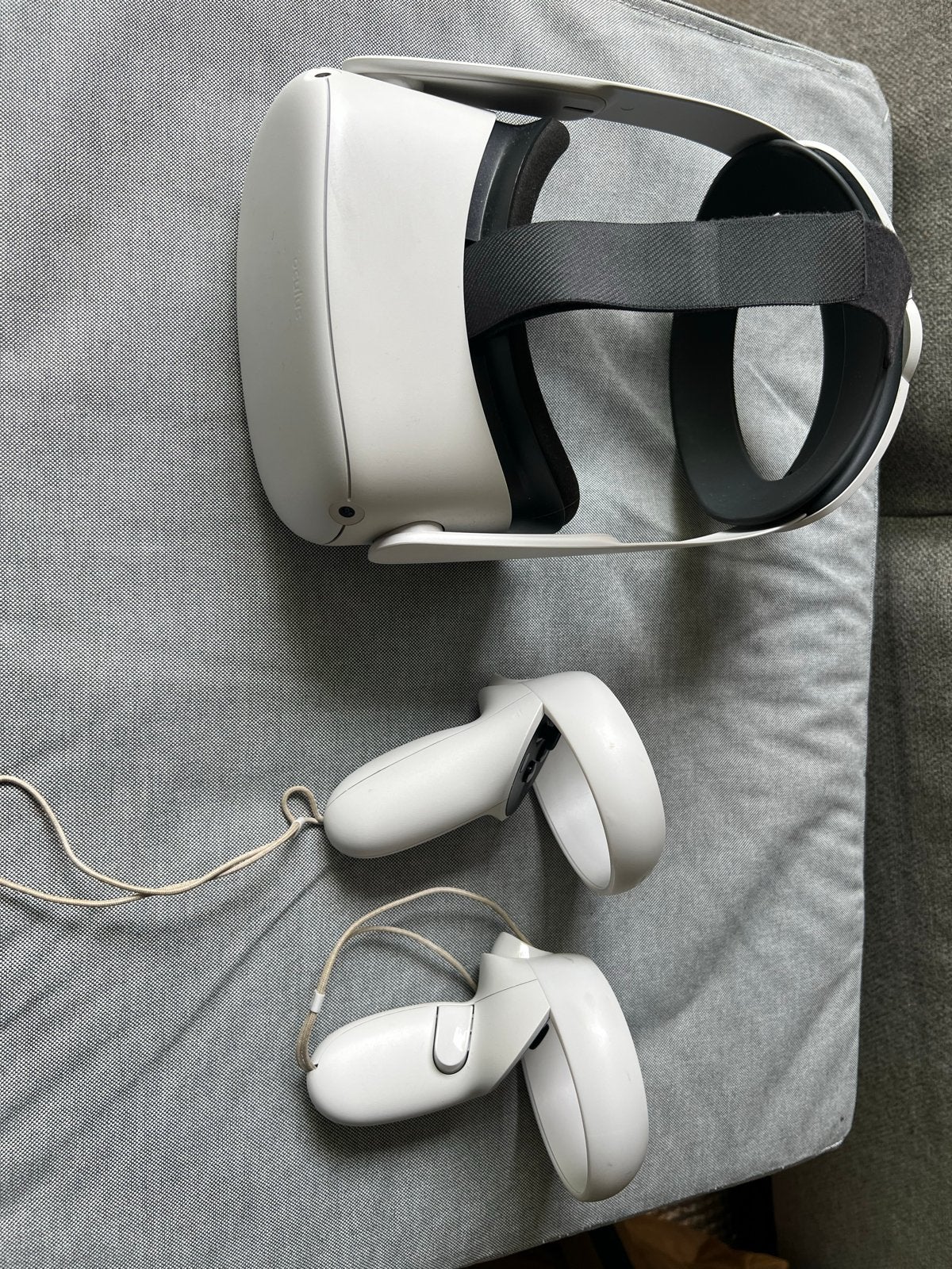 Oculus Quest 2 VR-bril met controllers, Ophalen, Gebruikt, VR-bril, Overige platformen