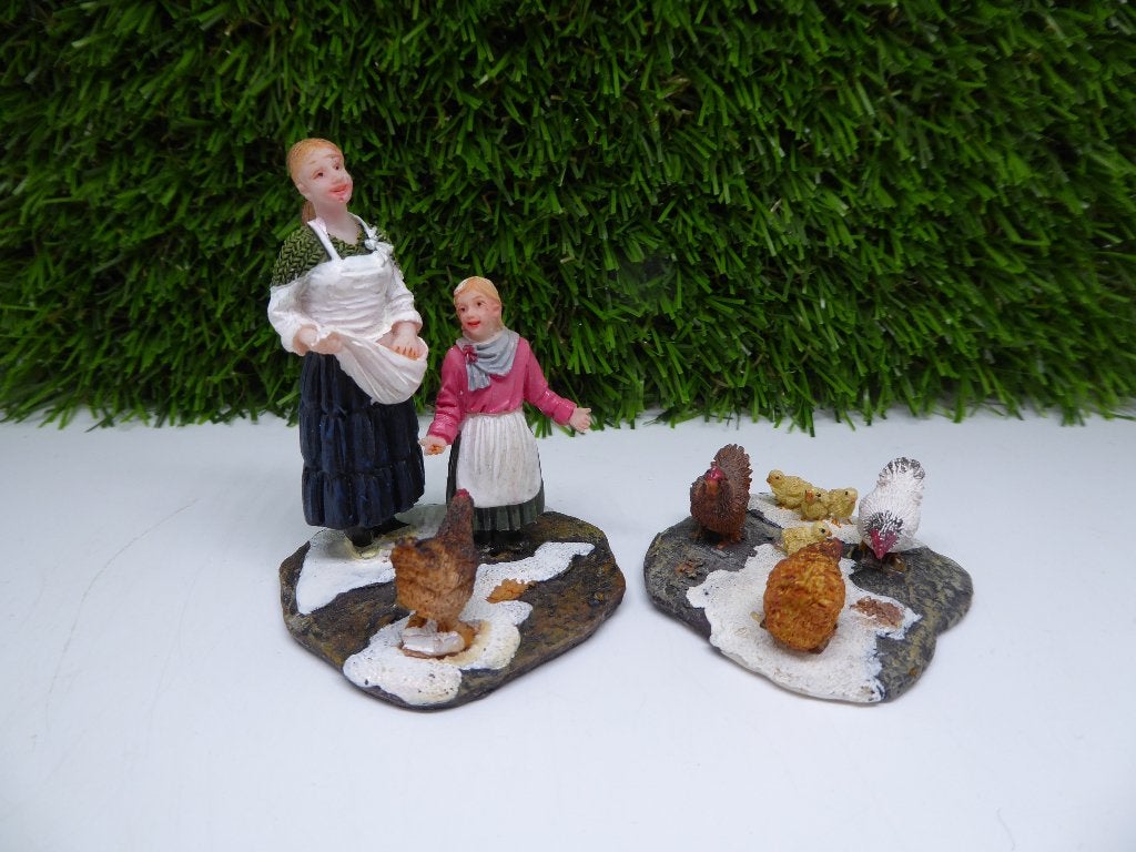 Luville Set - Juul & Elle feeding chickens -Ik ruim alles op, Ophalen of Verzenden, Zo goed als nieuw