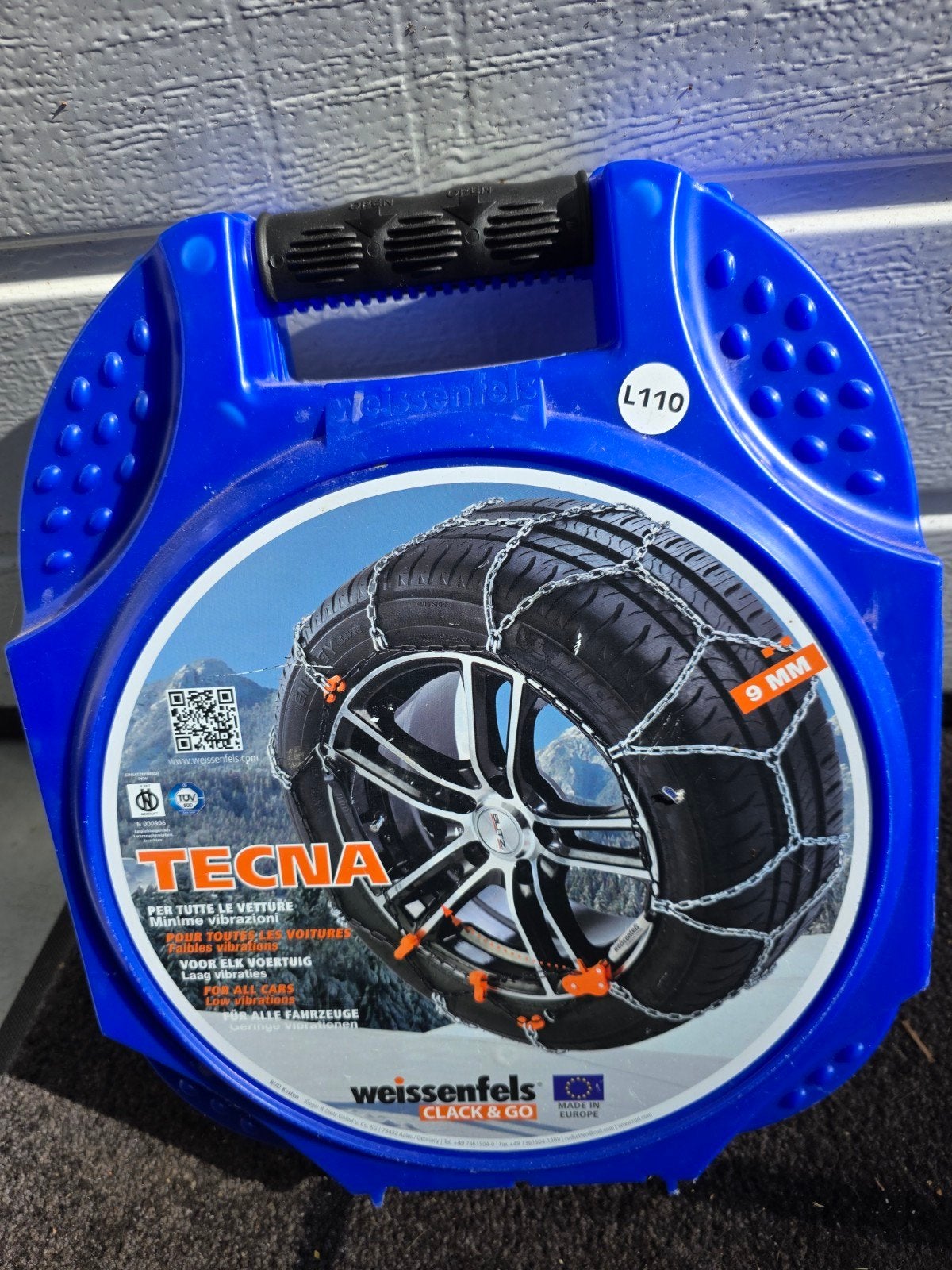 Weissenfels Tecna L110 sneeuwkettingen, Ophalen, Gebruikt