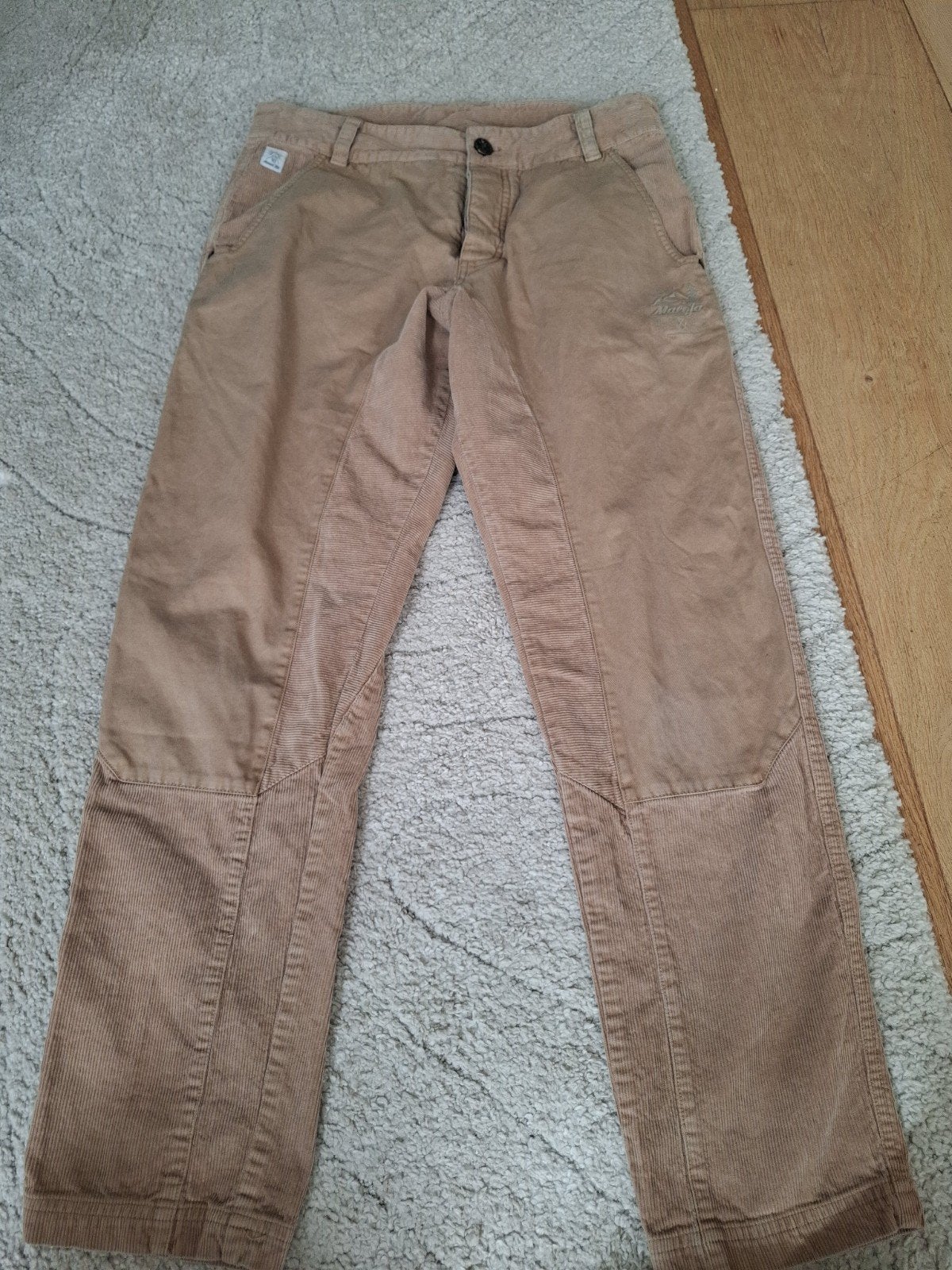 Maloja outdoorbroek ribstof maat S, Beige, Ophalen of Verzenden, Maat 36 (S), Lang