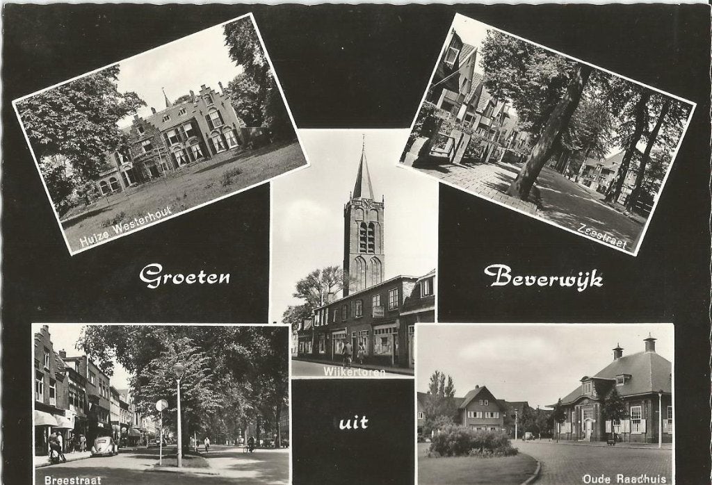 Groeten uit Beverwijk, Verzenden, Ongelopen, Noord-Holland