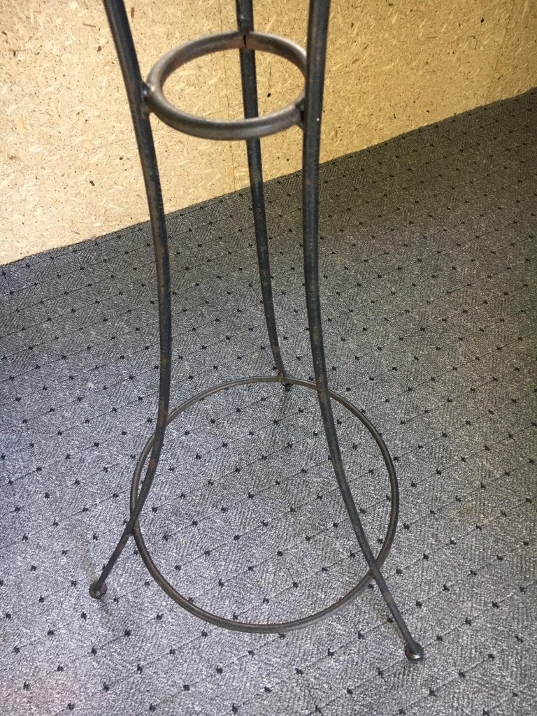 Plantenpot op pedestal, Ophalen, Rond, Aardewerk, Minder dan 40 cm