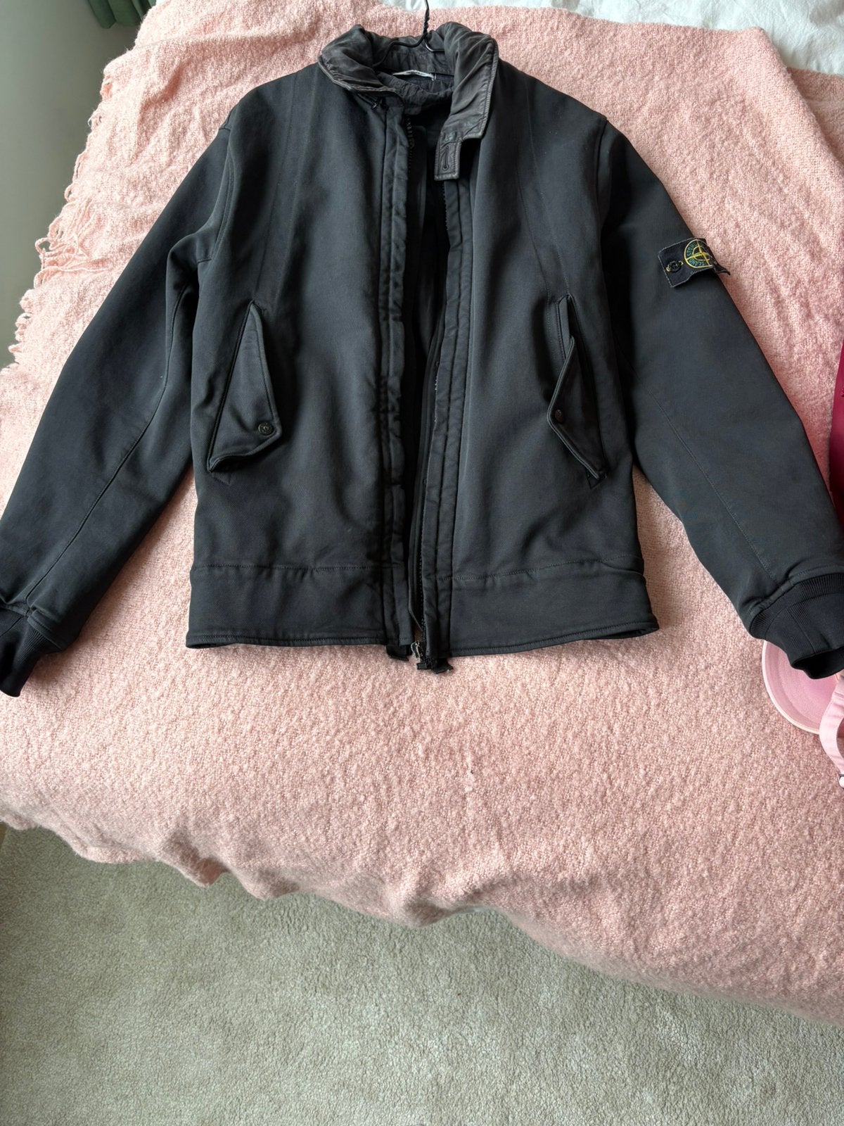 Stone island jas maat M/L, Ophalen of Verzenden, Zwart