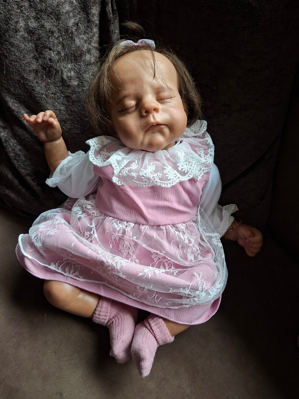 mooie reborn erica, Verzamelen, Ophalen of Verzenden, Zo goed als nieuw, Babypop