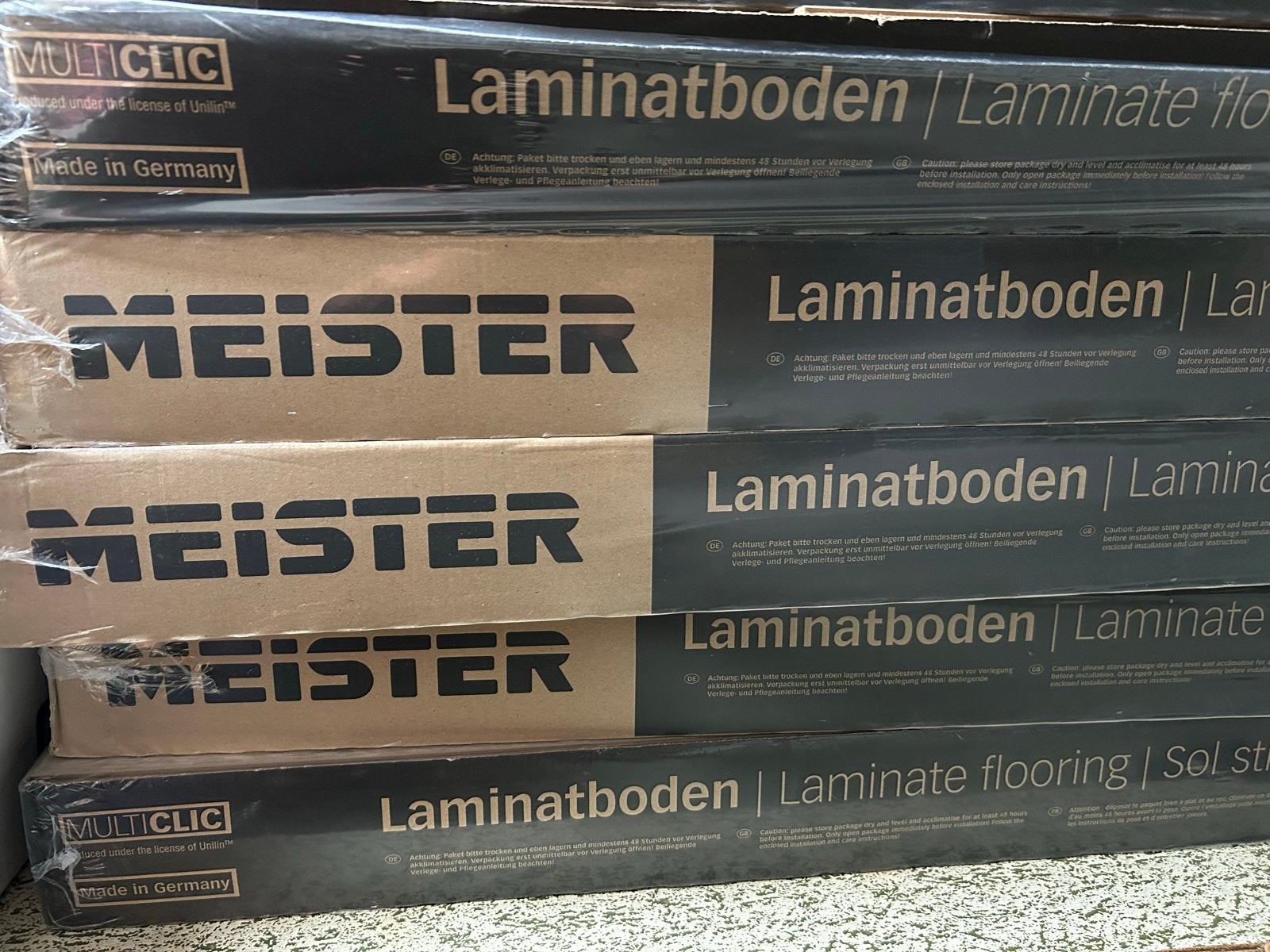 Meister Laminaatvloer - Nieuw in verpakking, Ophalen, Nieuw, 10 m² of meer, 10 tot 30 cm