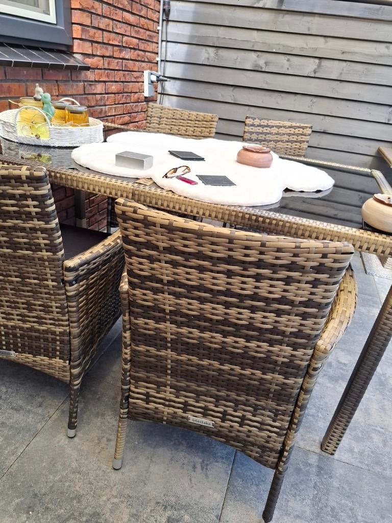 Tuinset 6 persoons plus kussens, Ophalen of Verzenden