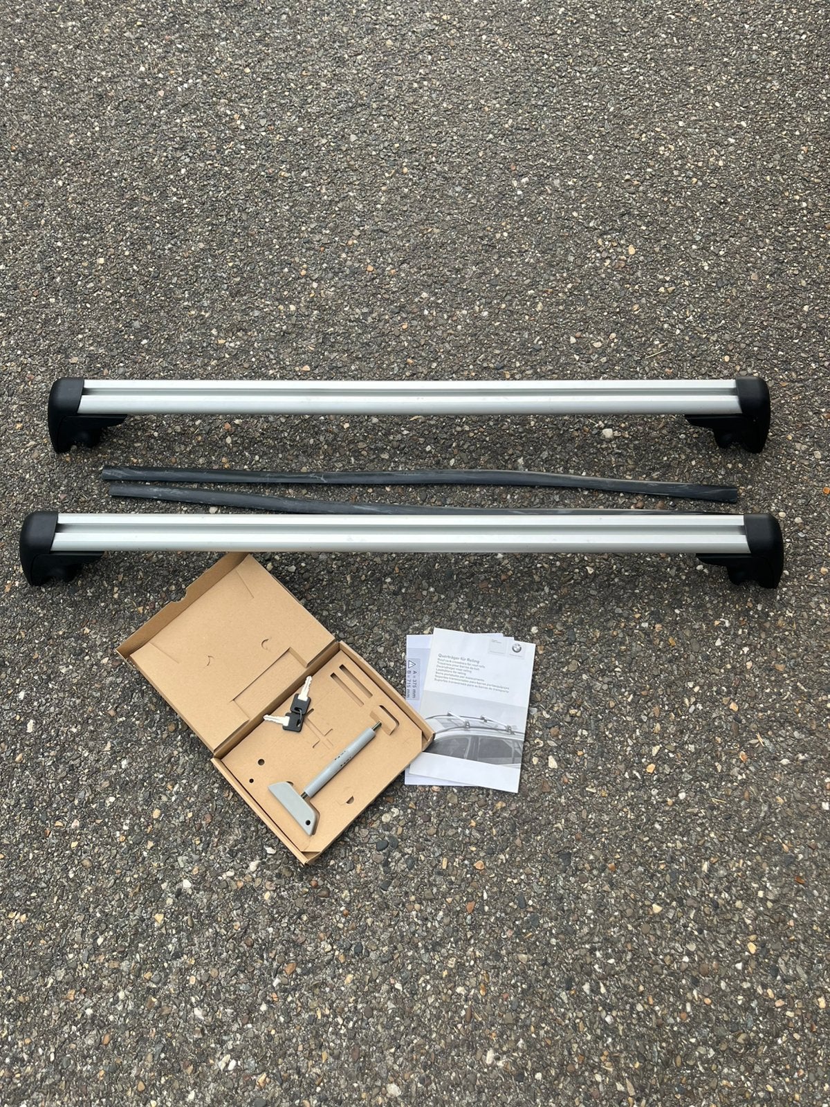 Originele BMW dakdragers E91 Touring, Auto diversen, Ophalen of Verzenden, Zo goed als nieuw