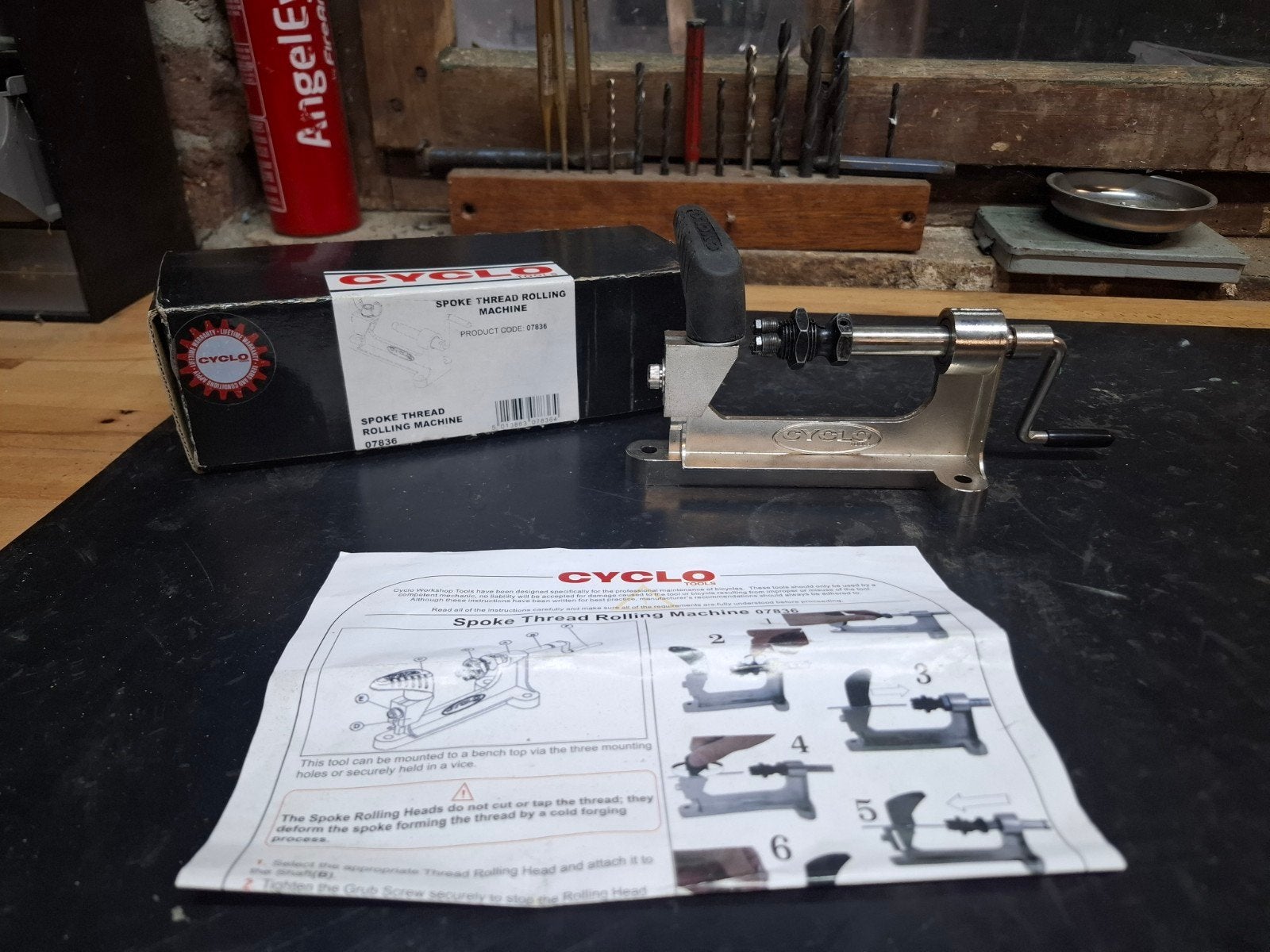 Cyclo Spoke Thread Rolling Machine 07836, Ophalen of Verzenden, Zo goed als nieuw