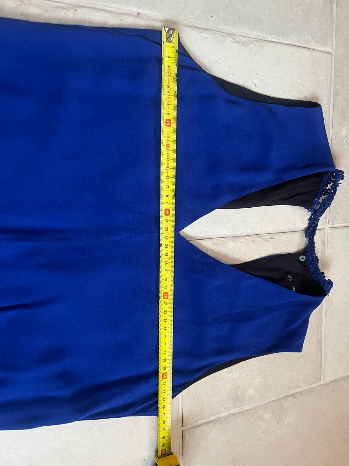 Knalblauw jumpsuit. Maat S., Kleding | Dames, Verzenden, Zo goed als nieuw, Maat 36 (S), Blauw