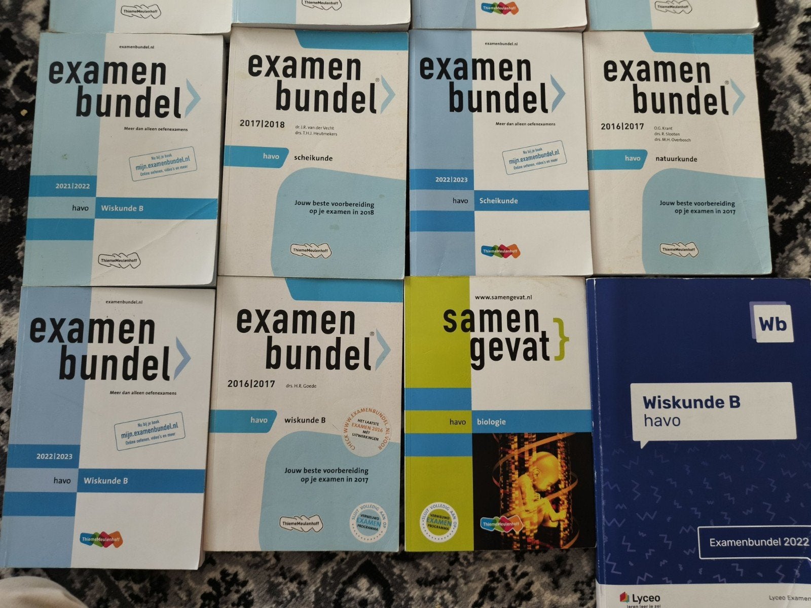 16 Examenbundels en Samengevat HAVO - Diverse vakken en jare, Ophalen of Verzenden, Zo goed als nieuw, HAVO, Overige vakken