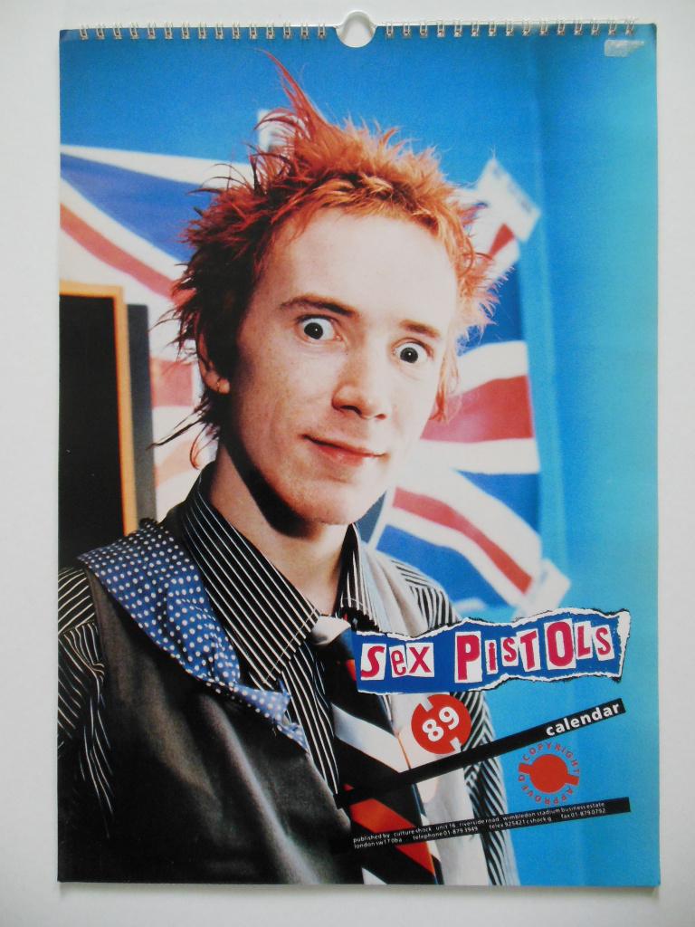 Sex Pistols kalenders 1989, 1990 en 1991, Ophalen of Verzenden, Zo goed als nieuw, Overige typen
