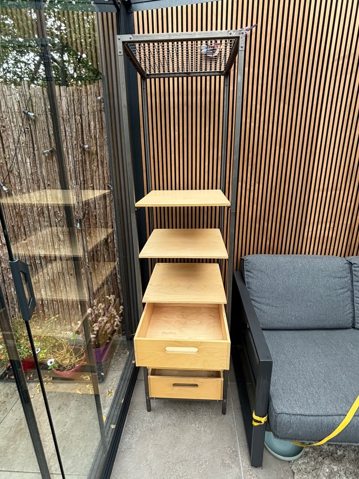 IKEA VEBERÖD stellinkast met 3 lades, Ophalen, Gebruikt