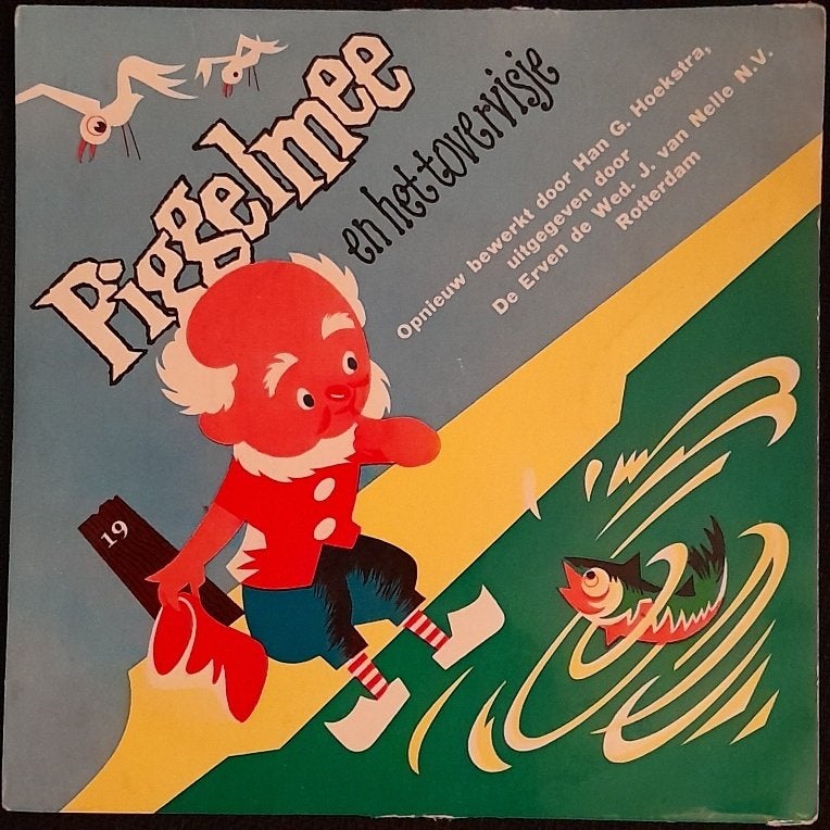 2 grammofoonplaten "PIGGELMEE", Gebruikt, Overige formaten, Ophalen of Verzenden, Verhaal of Sprookje