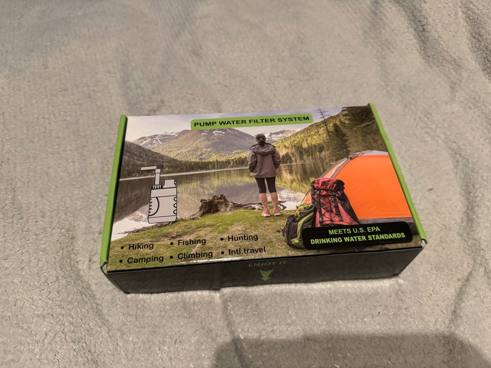 Draagbaar waterfilter systeem voor outdoor activiteiten, Caravans en Kamperen, Ophalen of Verzenden, Nieuw