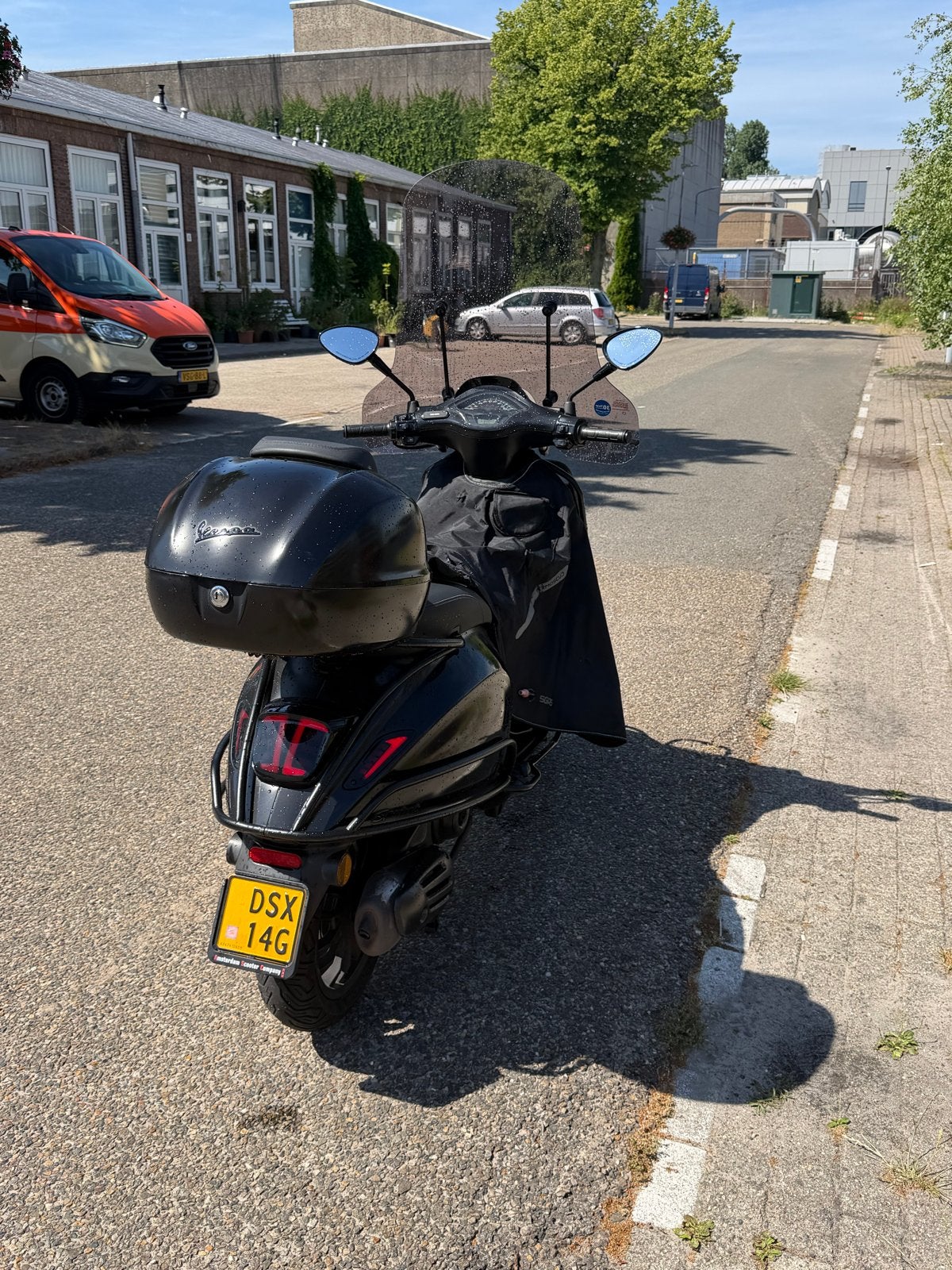 Vespa Sprint Satin Black 2019 | Full Option | 2e Eigenaar, Fietsen en Brommers, Scooters | Vespa, Ophalen, Gebruikt, Overige modellen