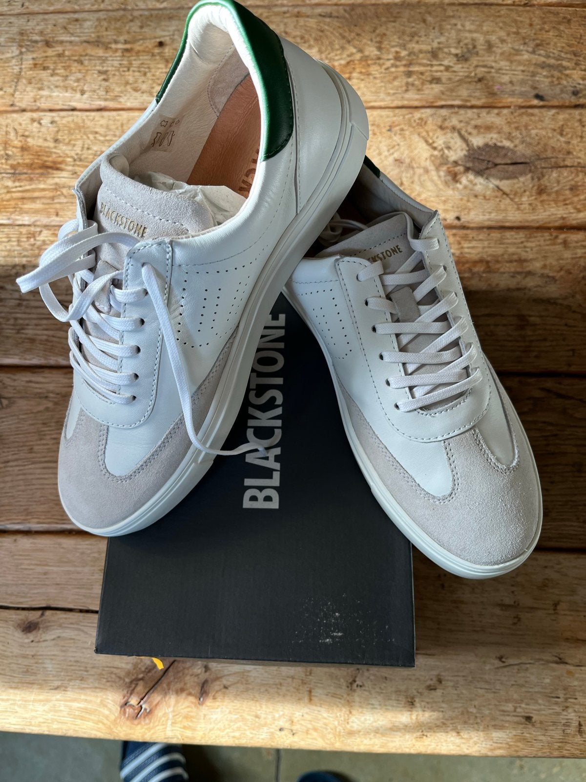 Blackstone DL272 Sneakers Wit Groen -  Maat 41, Ophalen of Verzenden, Nieuw, Wit, Sneakers of Gympen