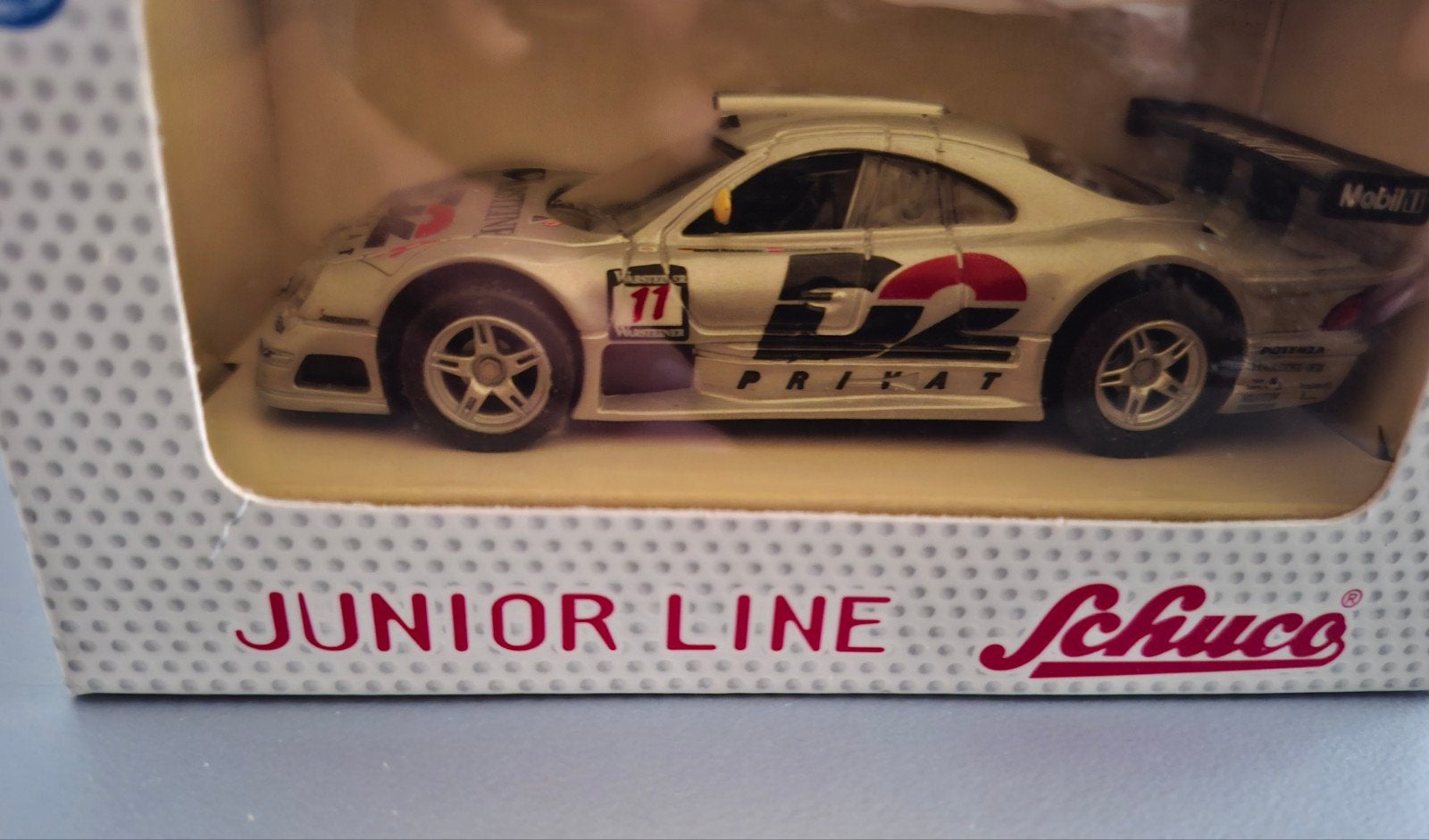 Schuco Junior Line Mercedes-Benz CLK GTR D2 Privat, Verzenden, Zo goed als nieuw, Auto, Schuco