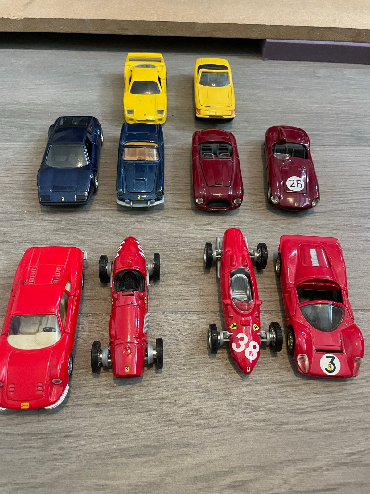 Shell Collezione Ferrari: 10 unieke modelauto's, Ophalen of Verzenden, Gebruikt