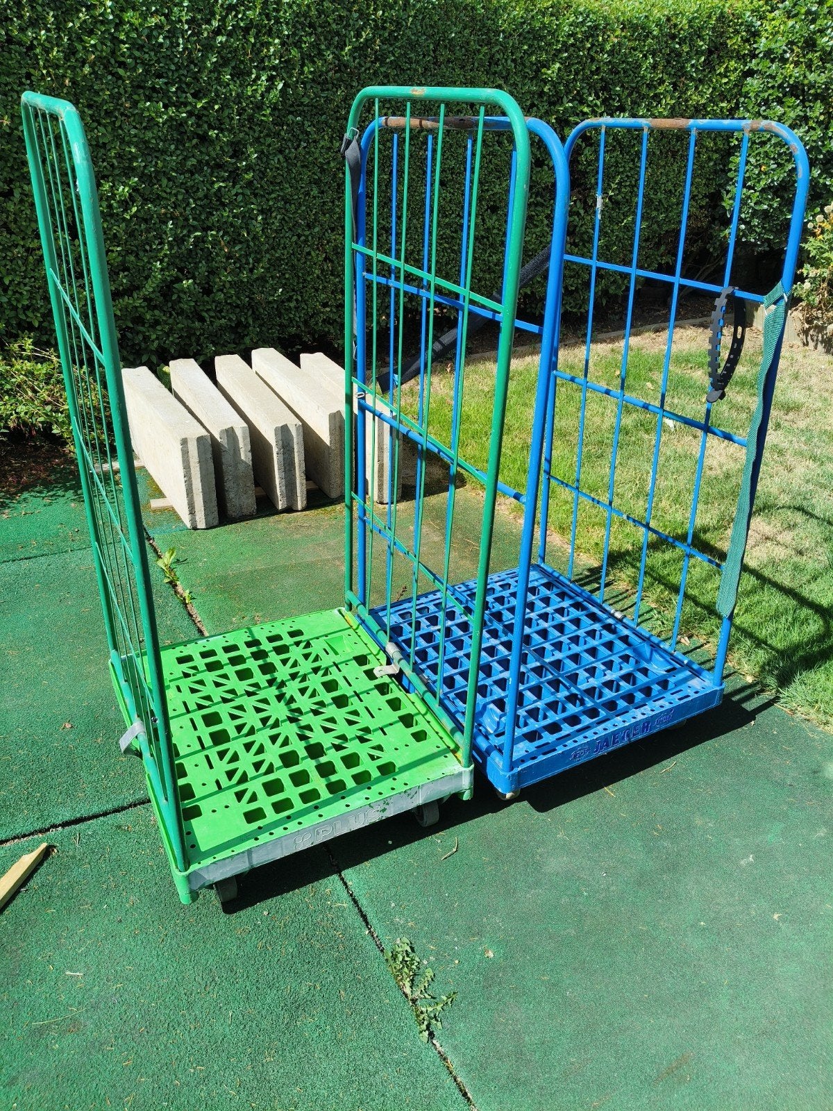 Diverse rolcontainers te koop, Ophalen, Gebruikt, Transportkar