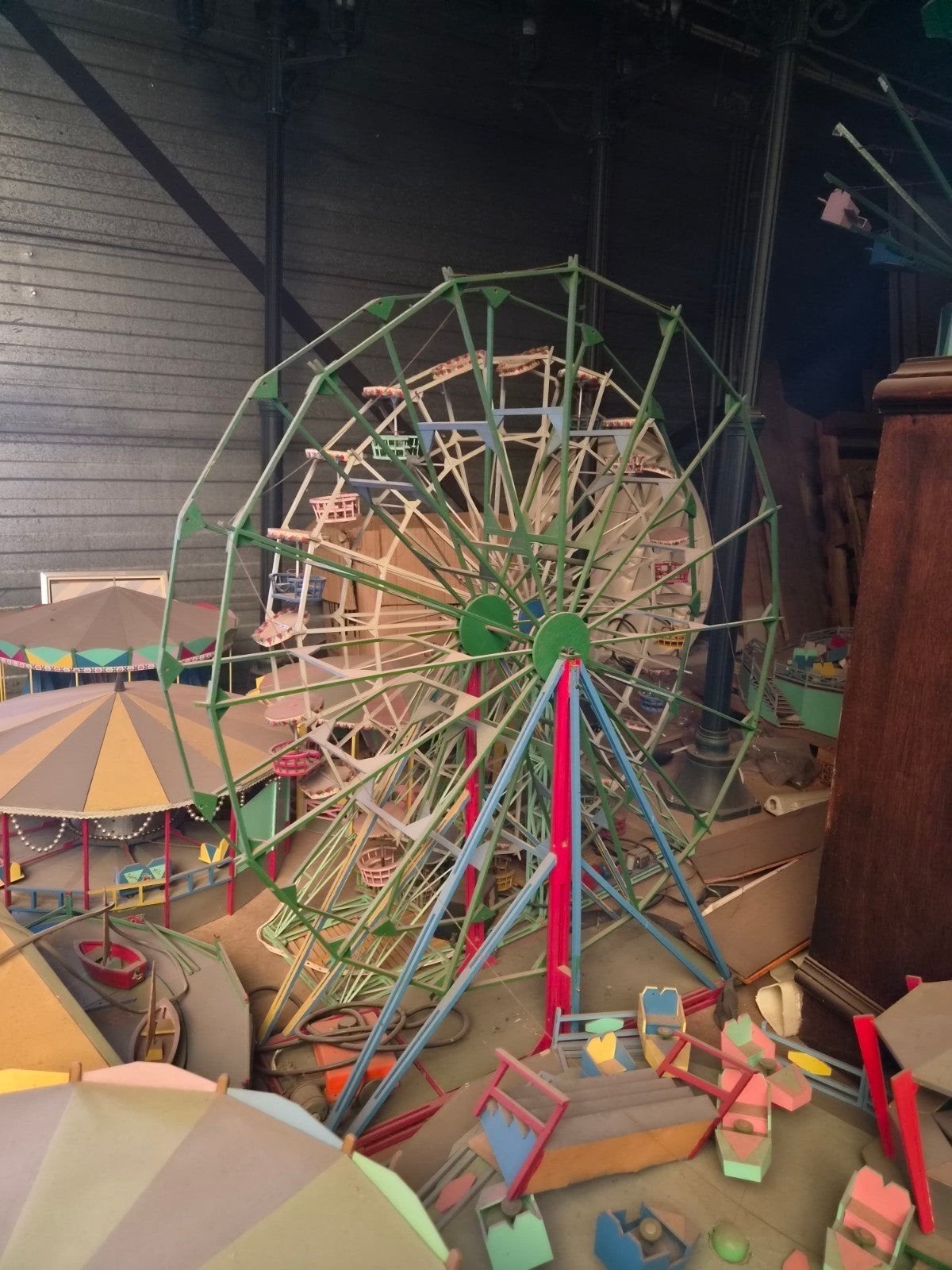 miniatuur attracties 25e per stuk kermis, Ophalen, Gebruikt