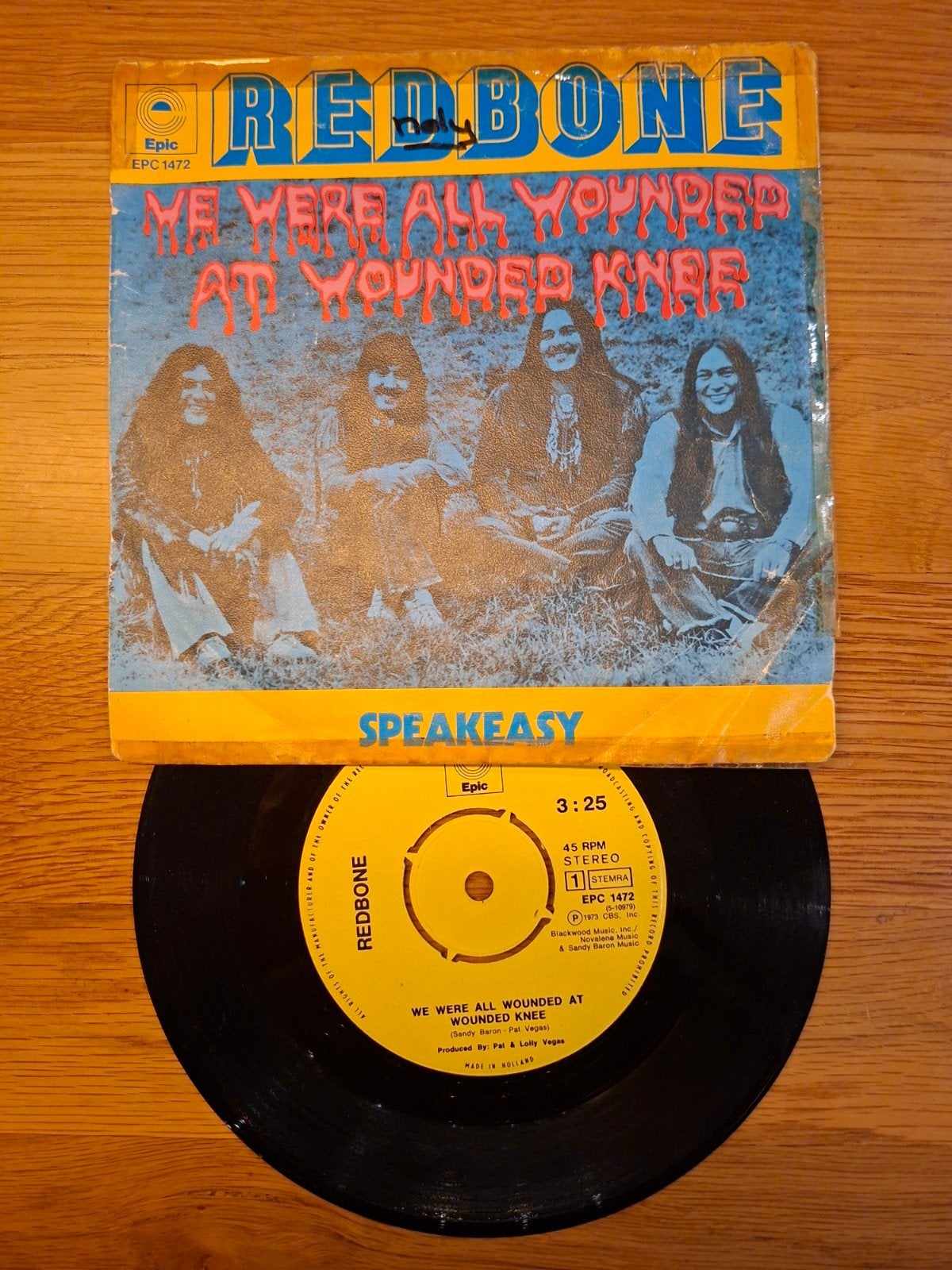 Redbone - We Were All Wounded At Wounded Knee (7 inch), Gebruikt, 7 inch, Ophalen of Verzenden, Pop