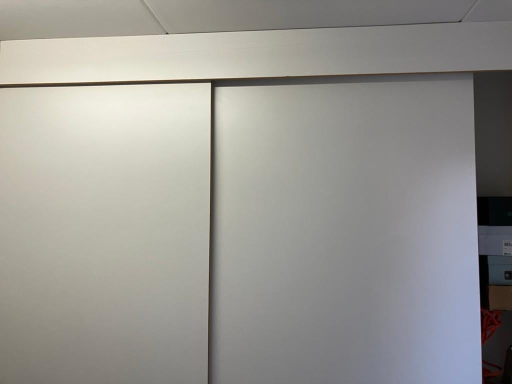 Kast roldeuren voor garage, schuur of loods, Ophalen, Overige materialen, Gebruikt, 100 tot 150 cm