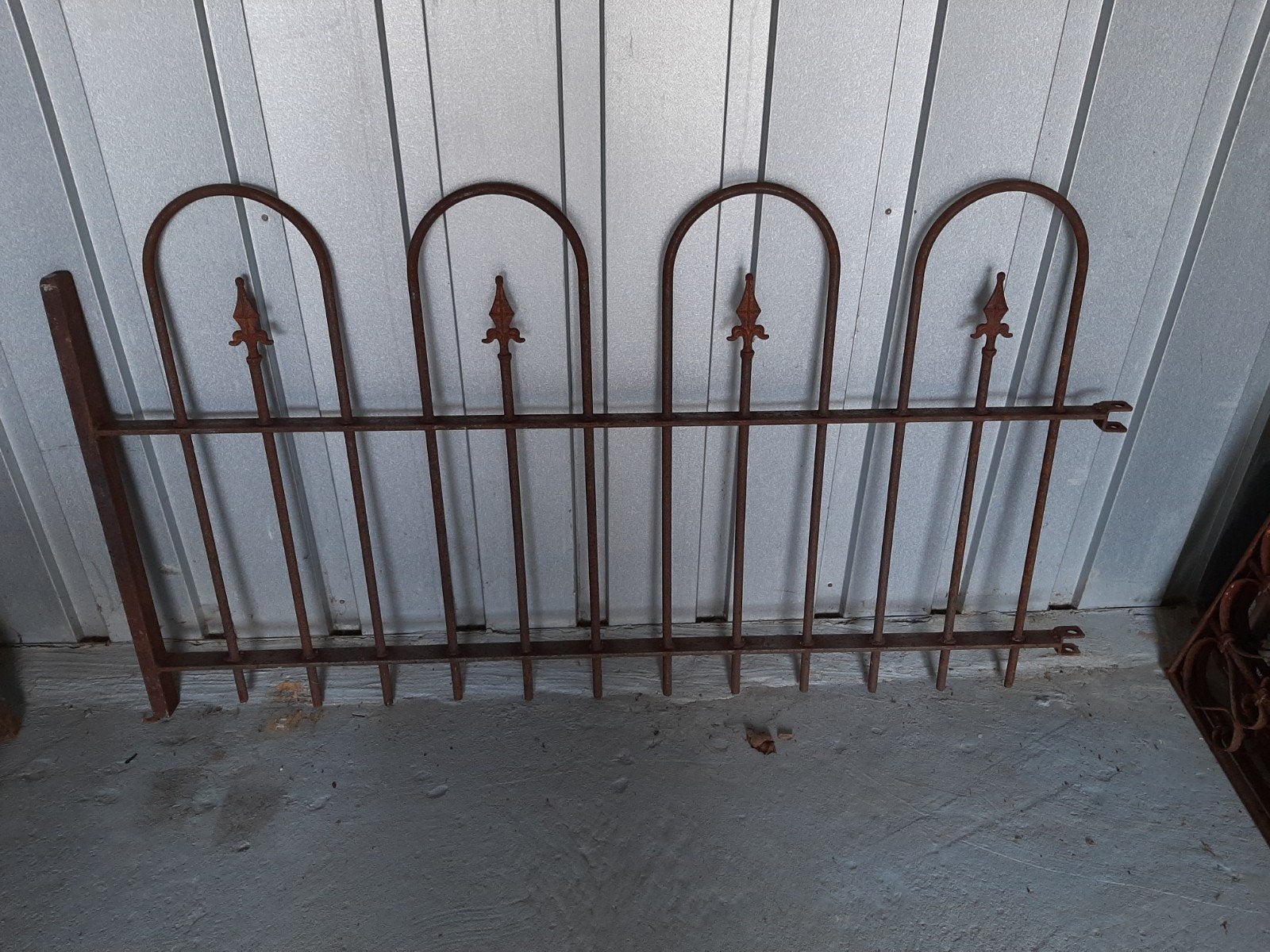 Decoratief smeedijzeren hekwerk te bedrukken al poort, Ophalen