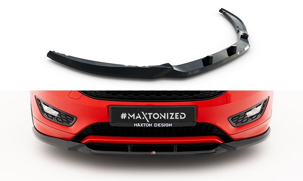 Maxton Design Ford Focus MK3 ST Line Face Spoiler Splitter, Verzenden, Automotive Parts, A.parts@hotmail.nl, Trasmolenlaan 12 3447 GZ Woerden