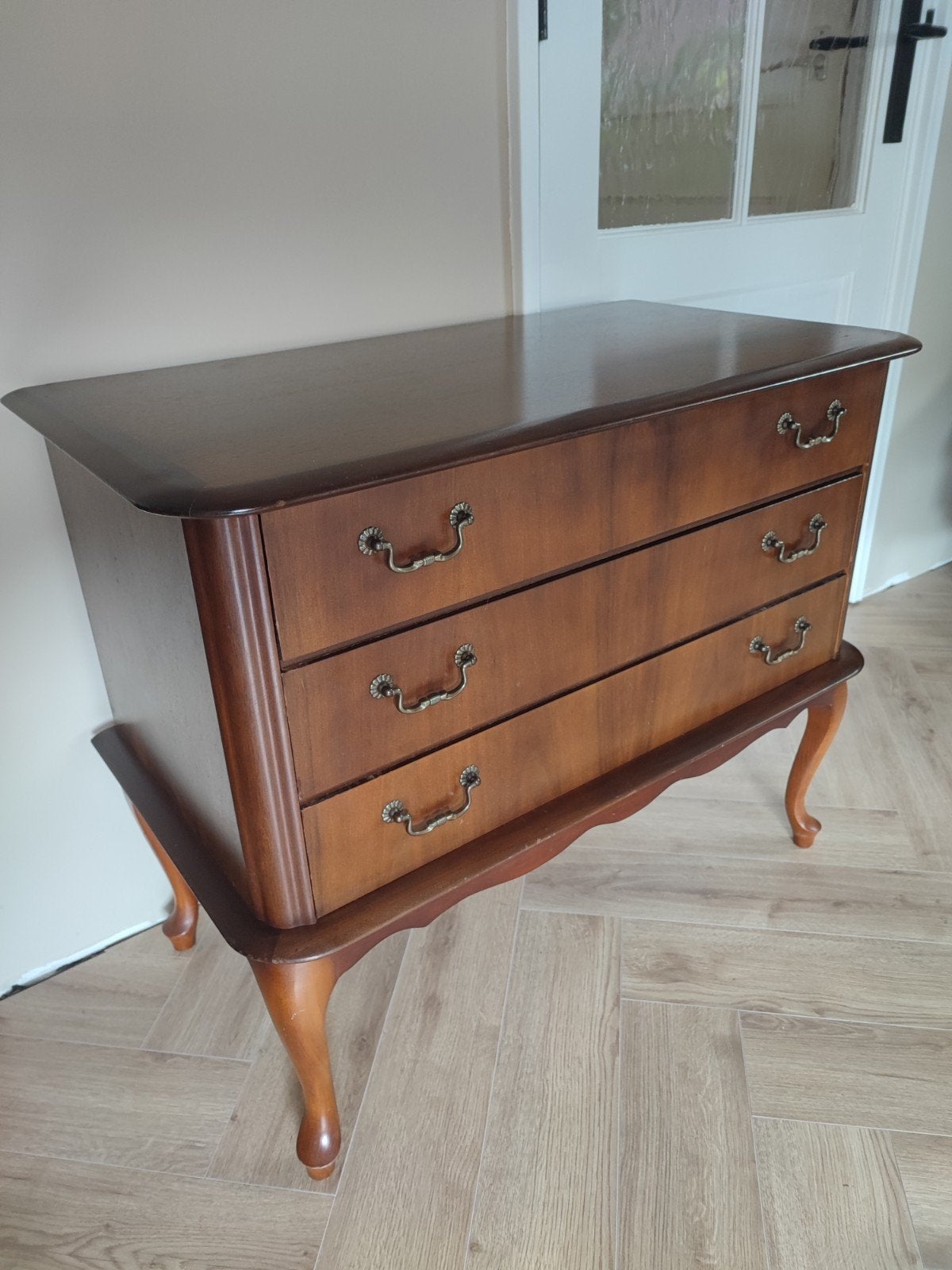 Vintage  Queen Anne stijl Commode/Ladeka, Ophalen