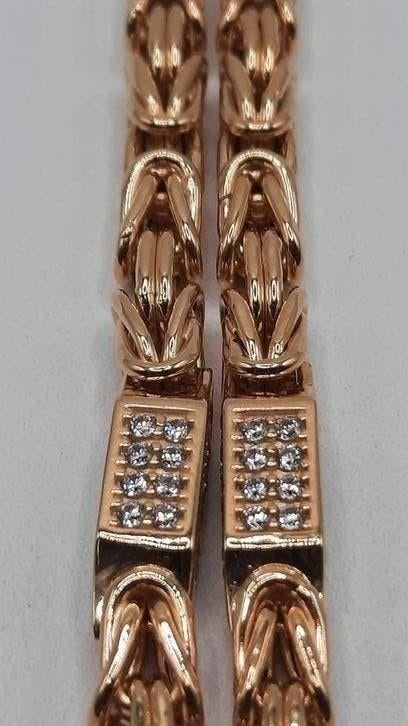 gouden Koningsketting 14kt, Sieraden, Tassen en Uiterlijk, Kettingen, Www.bredajuwelier.nl, Nieuw, Ophalen of Verzenden, Www.bredajuwelier.nl
