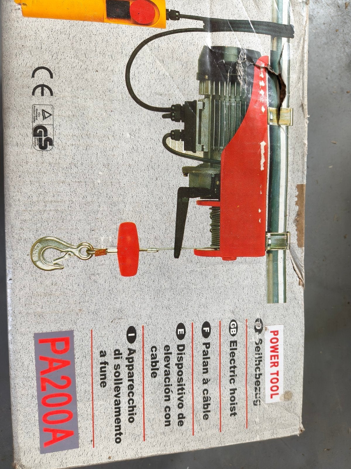 Staaldraad lier PA200A (3), Ophalen, Nieuw