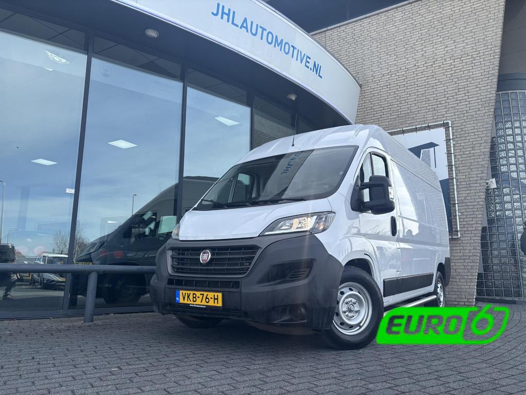 Fiat Ducato 2.3 L2H1*AUTOM.*KOELAUTO*DAG/NACHT*ECC*CRUISE*3P, Auto's, Bestelauto's, Stof, Gebruikt, 3000 kg, Wit