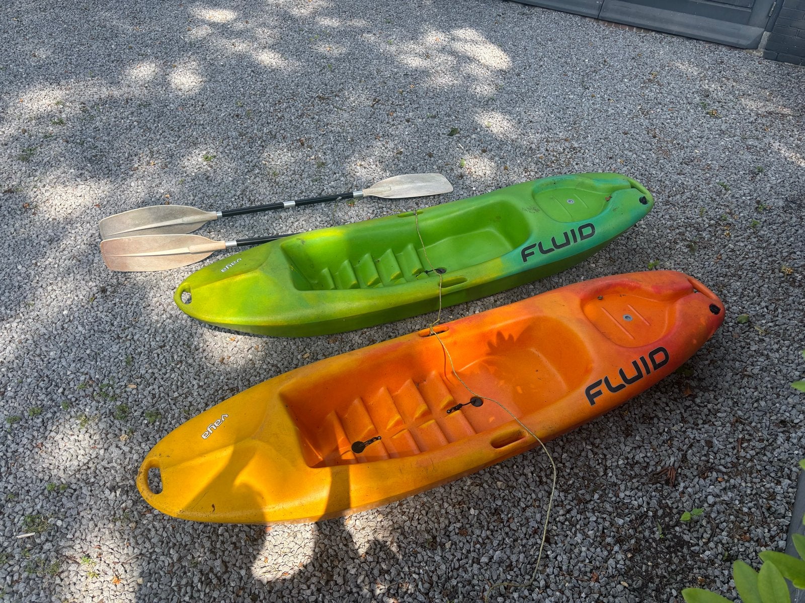 Twee leuke kinder kano's (Fluid Vaya), Ophalen, Gebruikt, 1-persoons