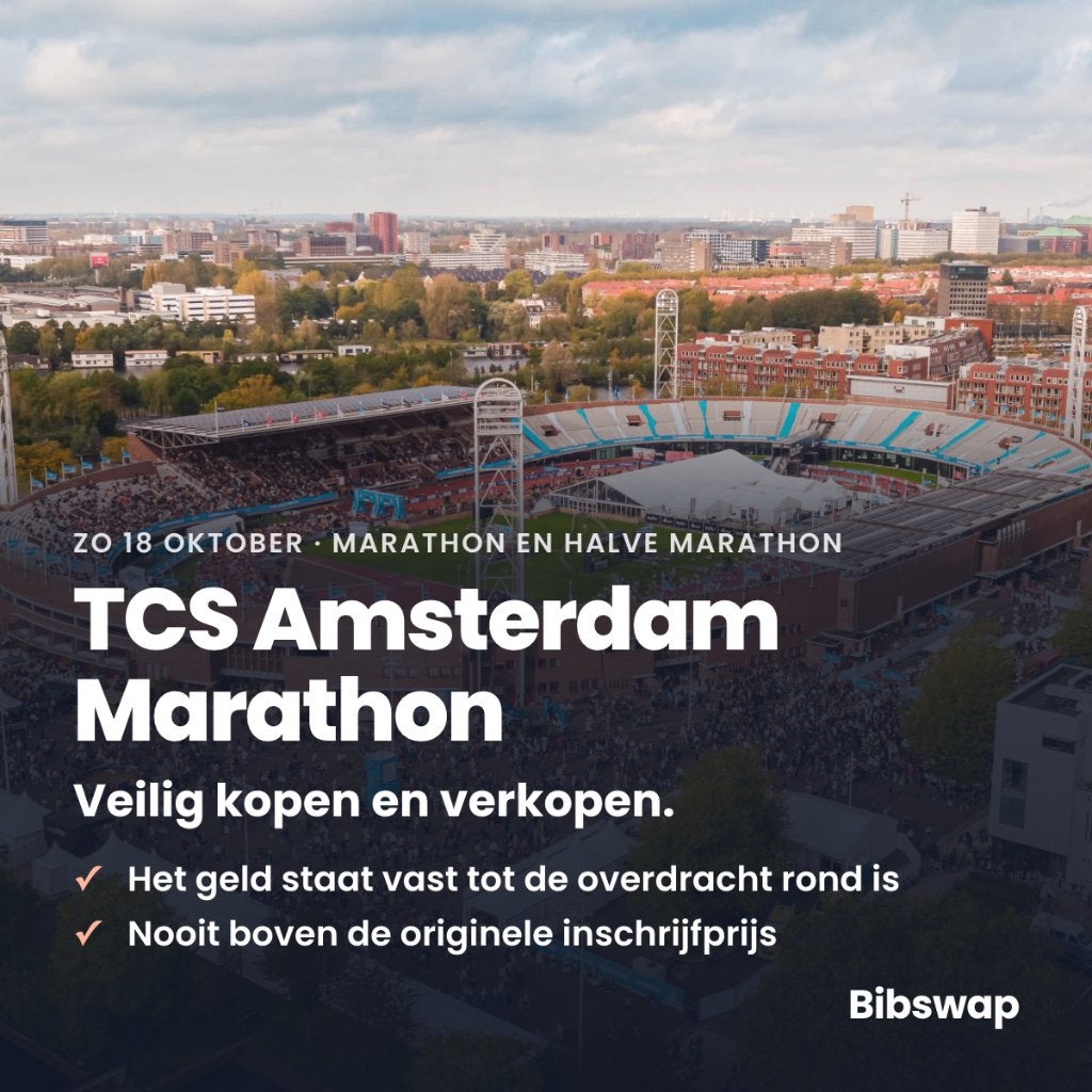 Startbewijs TCS Amsterdam Marathon veilig (ver)kopen?, Tickets en Kaartjes, Eén persoon, Oktober