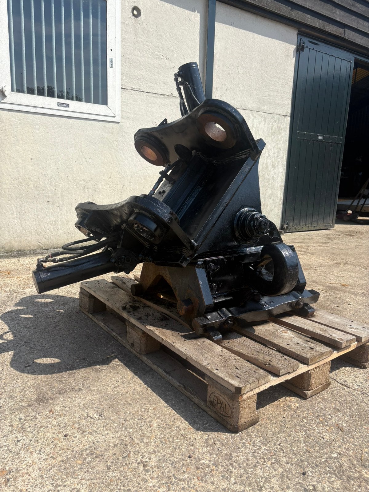 Pladdet Kantelstuk CW-40, Ophalen, Graafmachine