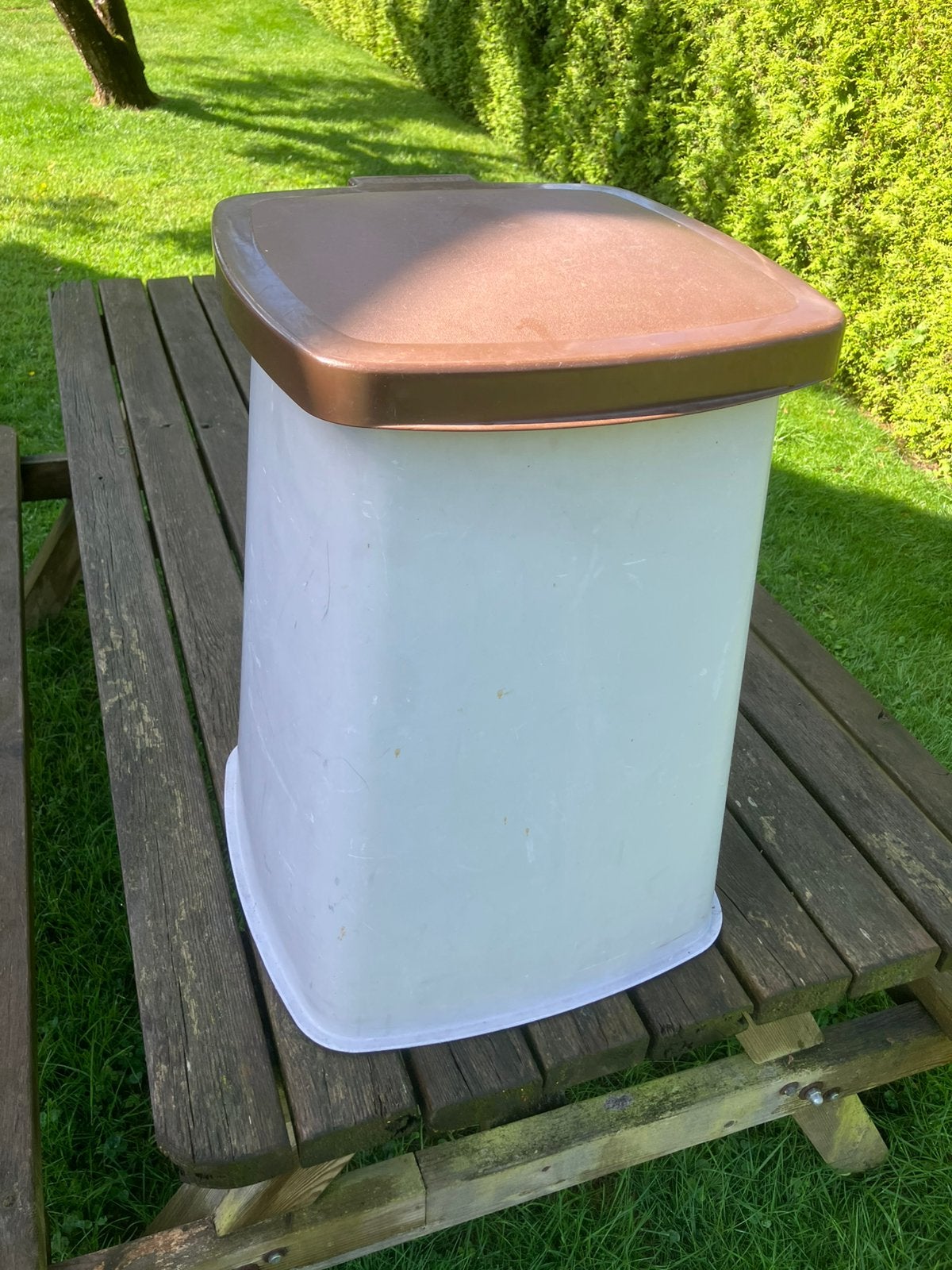Retro curver prulkebak, Ophalen of Verzenden, Kunststof, Minder dan 50 cm