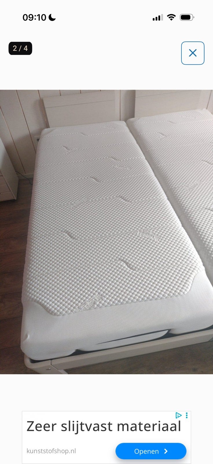 Tempur matras Cloud Deluxe 90-210, Ophalen, 210 cm, Tweepersoons, Zo goed als nieuw