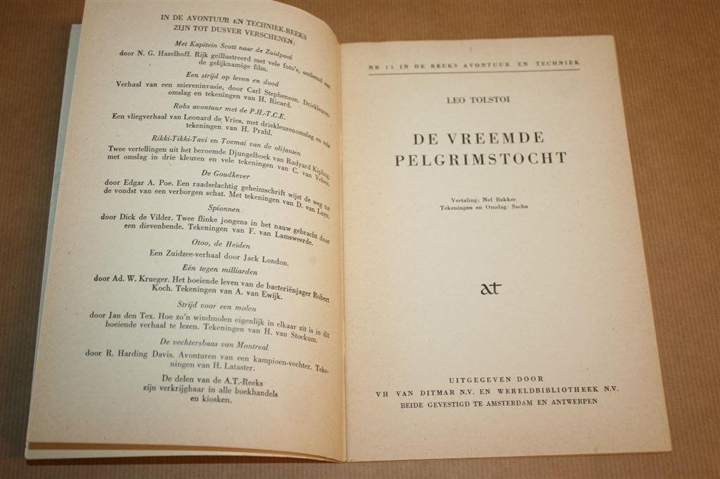De vreemde pelgrimstocht - Tolstoi - Avontuur en techniek, Boeken, Literatuur, Ophalen of Verzenden, Gelezen