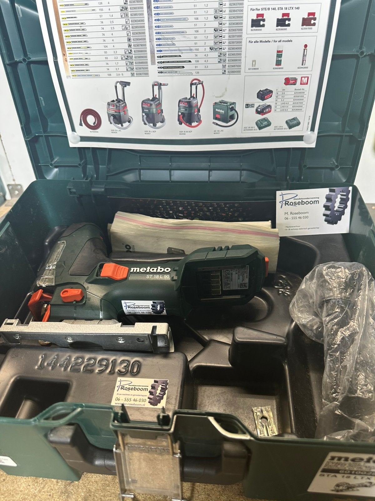 Metabo accu decoupeerzaag type St18L90 werkt naar behoren, Www.metabo.com, Gebruikt, Decoupeerzaag, Ophalen of Verzenden