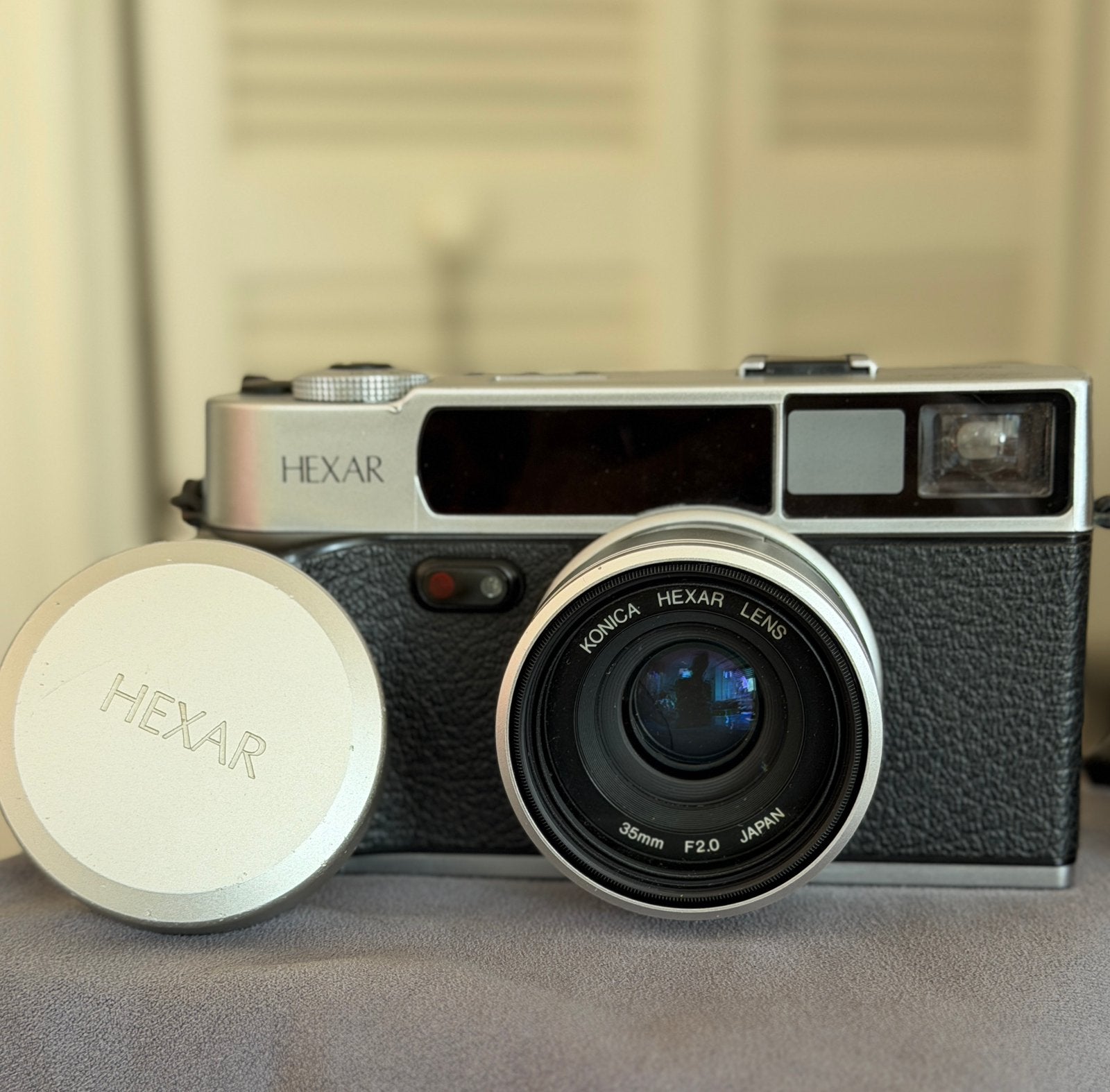 Konica Hexar Silver AF, nagekeken en in zeer goede staat, Ophalen of Verzenden, Gebruikt, Compact, Konica