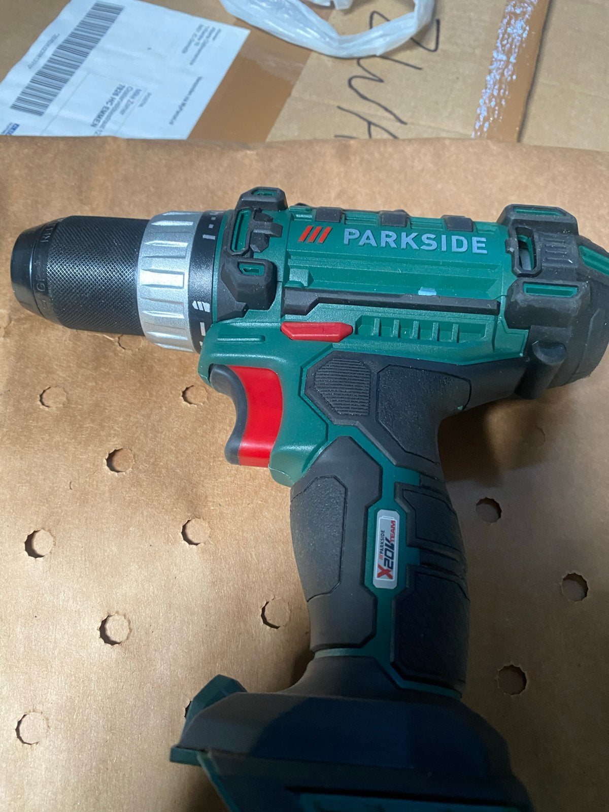 Nieuwe Parkside Schroefboormachine X20V Team, Variabele snelheid, Nieuw, Ophalen of Verzenden, Boor- en Schroefmachine